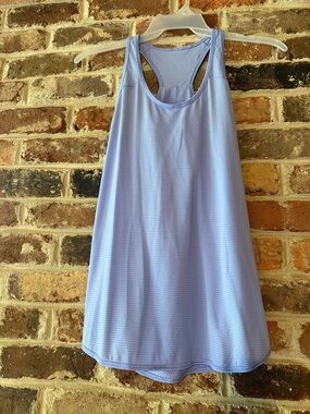 Lavender Racerback Mesh Athletic Tank